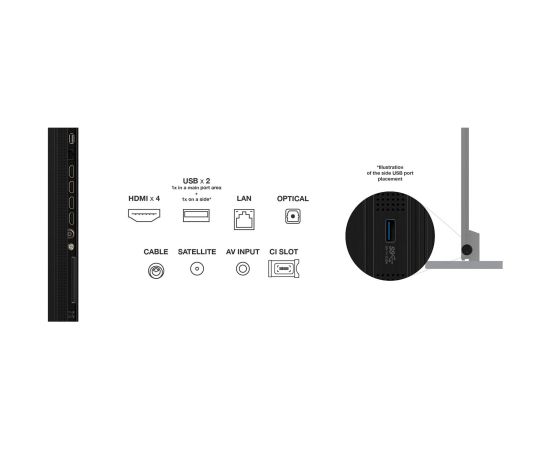 TV Set TCL 115 " 4K Ultra HD 3840 x 2160 pixels Flat 16:9 QD-Mini LED 115C7K Телевизоры