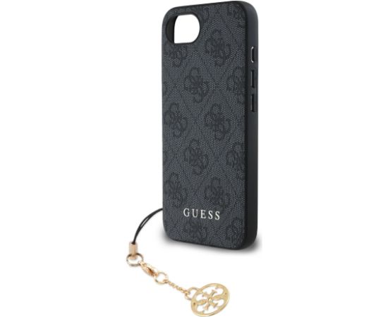 Guess 4G Charm Case Aizsargapvalks priekš iPhone 16e Tone on Tone / pelēks Neoriģinālie Maciņi