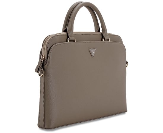 Guess PU Grained Triangle Logo Сумка для ноутбука 13/14/15" / коричневый Сумки, обложки для ноутбуков