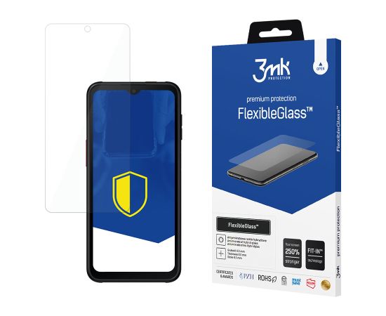 Samsung Galaxy XCover 6 Pro - протектор экрана 3mk FlexibleGlass™ Защитная пленка для экрана