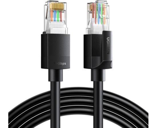 Ugreen Cat6A UTP Ethernet kabelis 5m - melns Tīkla vadi