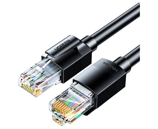 Ugreen Cat6A UTP Ethernet kabelis 5m - melns Tīkla vadi