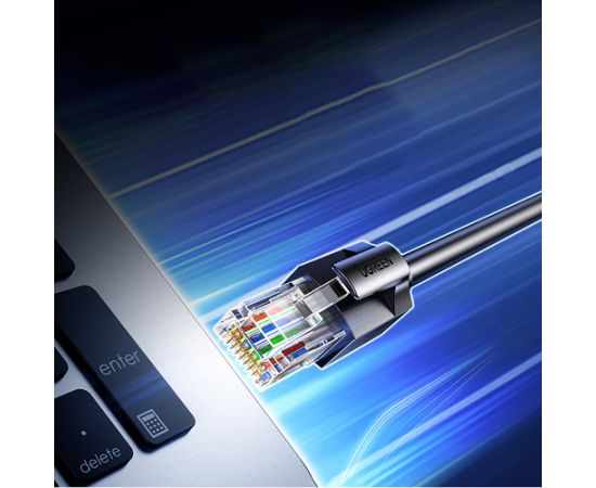 Ugreen Cat6A UTP Ethernet kabelis 5m - melns Tīkla vadi