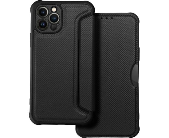 Fusion Razor Book grāmatveida maks Samsung A136 Galaxy A13 5G | A04S melns Neoriģinālie Maciņi