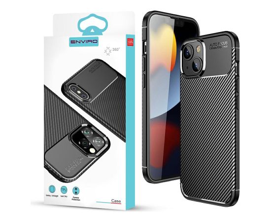 Enviro Carbon силиконовый чехол для Samsung S921 Galaxy S24 черный Чехлы - альтернативные