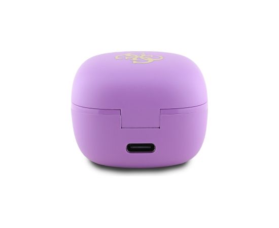 Guess 4G Logo Mini TWS Bezvadu austiņas / purpurs Austiņas