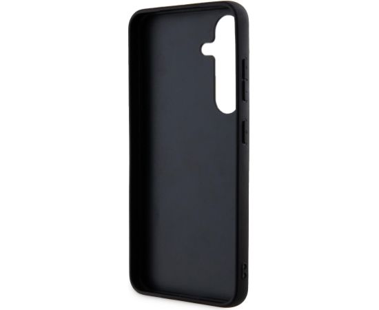 Guess PU 4G Metal Logo Case Aizsargapvalks priekš Samsung Galaxy S24 / brūns Neoriģinālie Maciņi