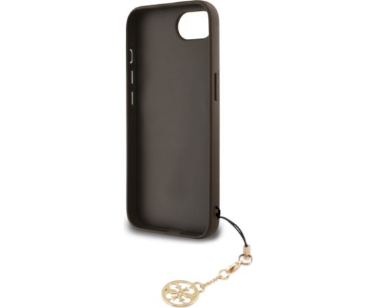 Guess 4G Charm Case Aizsargapvalks priekš iPhone 16e Tone on Tone / brūns Neoriģinālie Maciņi