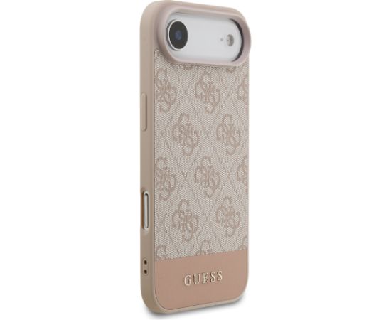 Guess PU 4G Stripe Case Aizsargapvalks priekš iPhone Air / rozā Neoriģinālie Maciņi