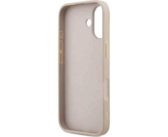 Guess PU Leather 4G Colored Ring MagSafe Case Aizsargapvalks priekš iPhone 17 / rozā Neoriģinālie Maciņi