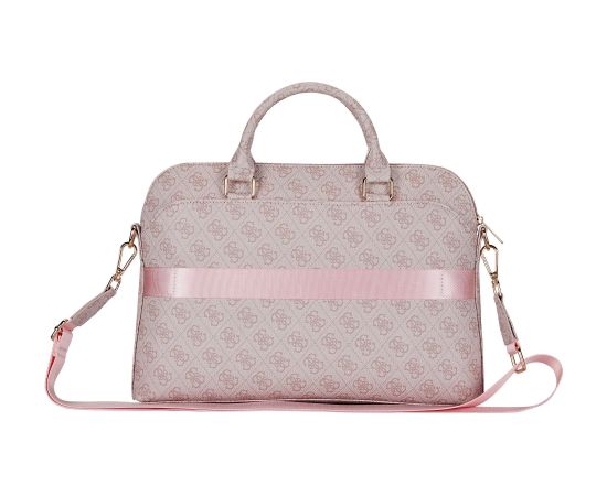 Guess PU 4G Triangle Logo Сумка для ноутбука 13/14/15" / розовый Сумки, обложки для ноутбуков