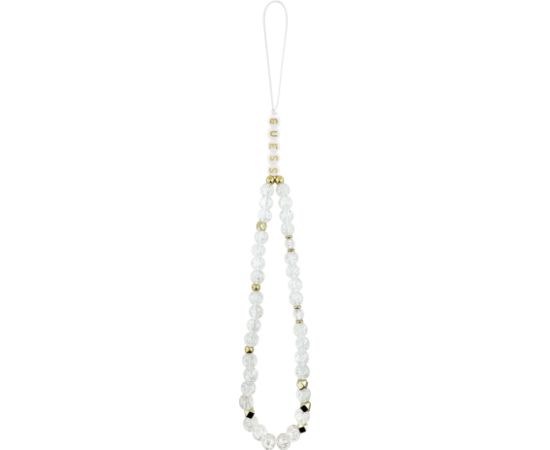 Guess IML Flowers Allover Strap MagSafe Case Защитный чехол для iPhone 17 / белый Чехлы - альтернативные