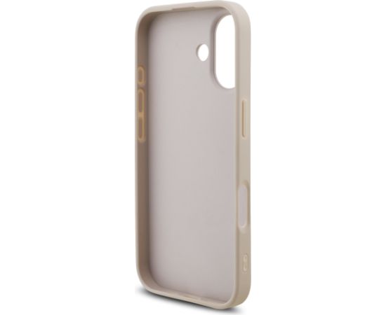 Guess PU 4G Metal Logo Strap Case Aizsargapvalks priekš iPhone 17 / rozā Neoriģinālie Maciņi