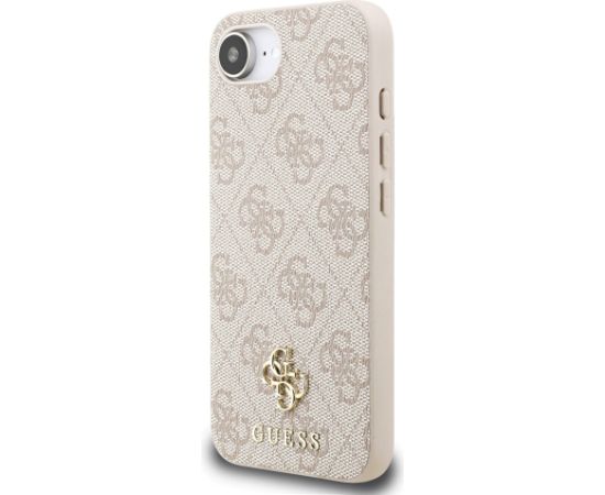 Guess PU 4G Small Metal Logo MagSafe Case Защитный чехол для iPhone 16e / розовый Чехлы - альтернативные