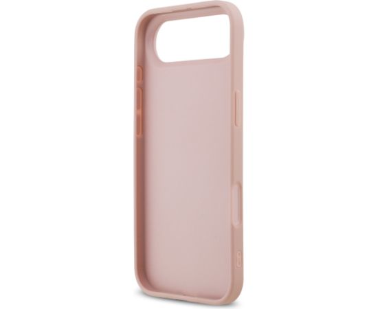 Guess PU Fixed Glitter 4G Metal Logo Case Защитный чехол для iPhone Air / розовый Чехлы - альтернативные