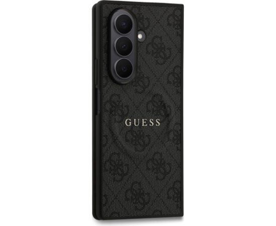 Guess PU Leather 4G Colored Ring Magnetic Case Aizsargapvalks priekš Samsung Galaxy Z Fold 7 / melns Neoriģinālie Maciņi