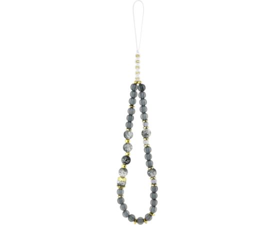 Guess IML Flowers Strap MagSafe Case Aizsargapvalks priekš iPhone Air / melns Neoriģinālie Maciņi