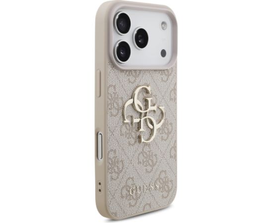 Guess PU 4G Metal Logo Strap Case Защитный чехол для iPhone 17 Pro / розовый Чехлы - альтернативные