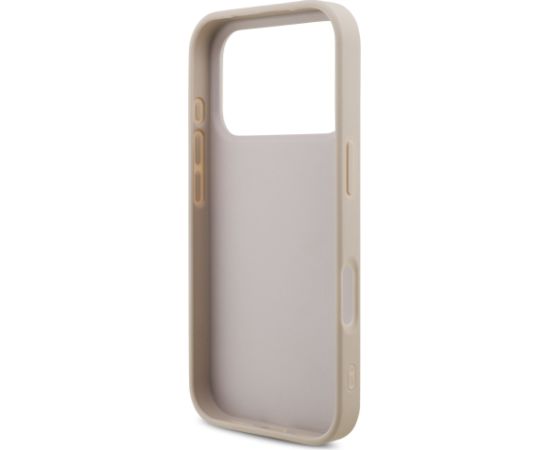 Guess PU 4G Metal Logo Strap Case Защитный чехол для iPhone 17 Pro / розовый Чехлы - альтернативные
