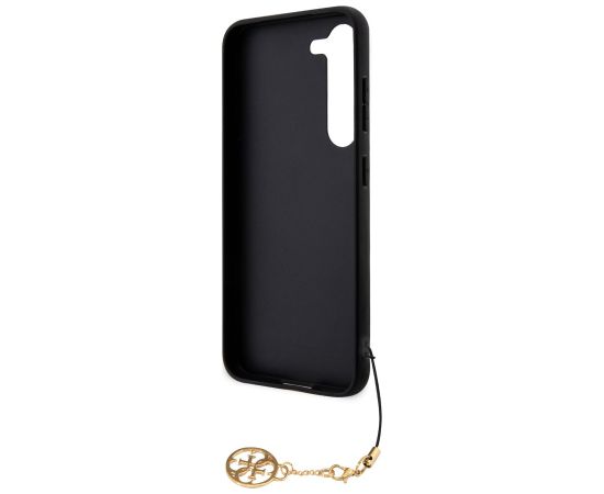 Guess 4G Charm Case Aizsargapvalks priekš Samsung Galaxy S23 / brūns Neoriģinālie Maciņi