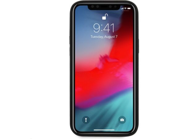 Guess PU 4G Triangle Case Aizsargapvalks priekš iPhone 12 Pro Max 6.7 / pelēks Neoriģinālie Maciņi