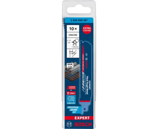 Bosch Expert sabre saw blade 'Thick Tough Metal' S 955 CHC, 10 pieces (length 150 mm) Новинки Для дома и сада 