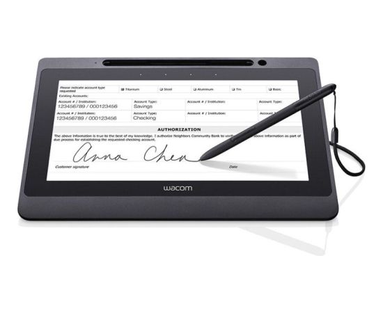 Wacom Signature Set DTU-1141 B Graphics Tablet (black, incl. Sign pro PDF software for Windows) Jaunumi - Audio-Video