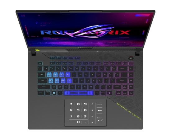 ASUS ROG Strix G614PR-R9161 Ryzen 9 8940HX 16.0"FHD+ 165Hz IPS-level 300nits AG 16GB DDR5-5200 SSD1TB GeForce RTX 5070 Ti 12GB WLAN+BT LAN Cam1080p 90WHrs NoOS Eclipse Gray Ноутбуки