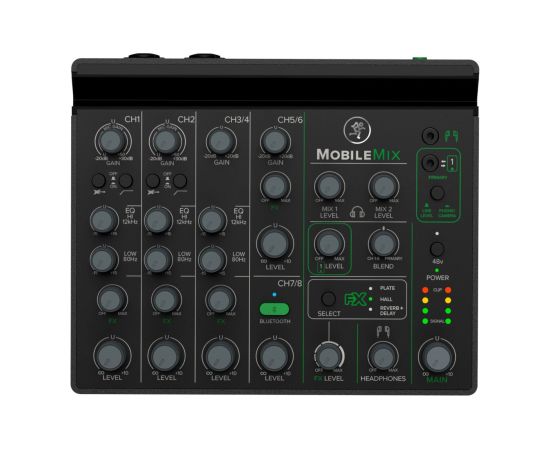Mackie MobileMix - Przenośny mikser audio/stremingowy DJ tehnika