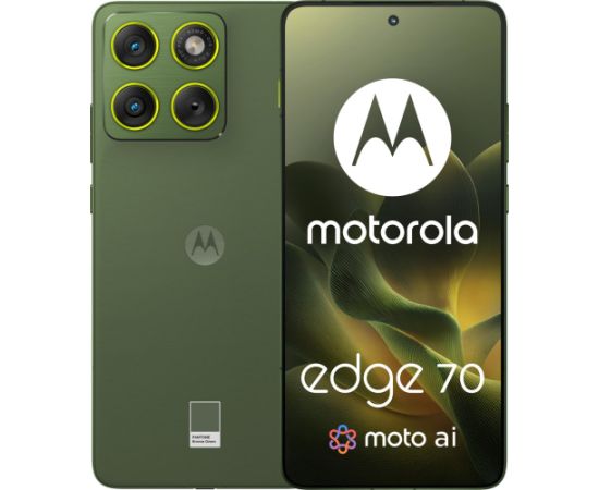 Motorola Edge 70 6.7" Dual SIM Android 16 USB Type-C 12 GB 512 GB 4800 mAh Green Мобильные телефоны
