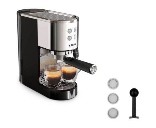 Krups Virtuoso XP444C10 coffee maker Semi-auto Espresso machine 1 L Кофеварки