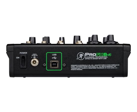 Mackie ProFX6v3 - Mikser analogowy z interfejsem USB DJ tehnika