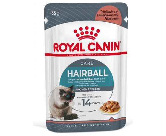 ROYAL CANIN FCN Hairball Care chunks in gravy - wet cat food - 12x85 g Kaķu konservi