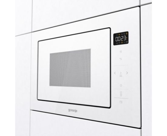 Gorenje BM251SG2WG White Grill microwave Built-in 25 L 900 W Mikroviļņu krāsnis, iebūvējamās
