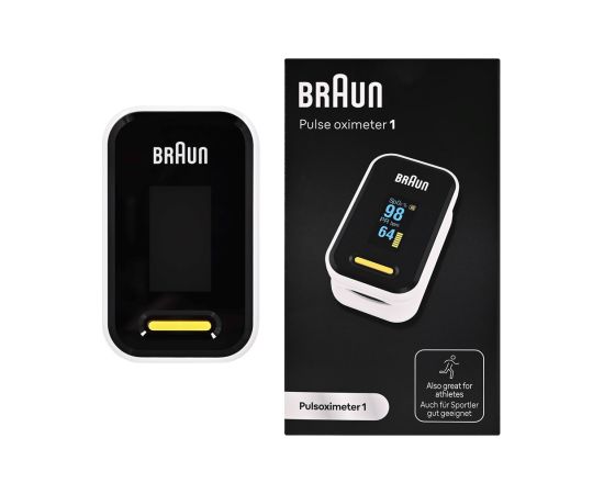 Braun YK-81CEU pulse oximeter Black, Stainless steel Covid-19 Aizsarglīdzekļi
