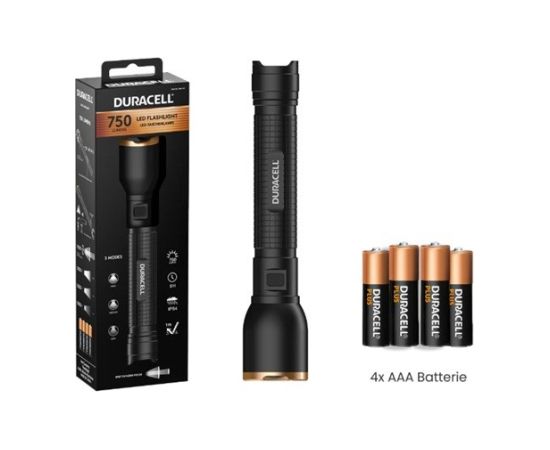 Duracell DF750 Flashlight black Lukturi 