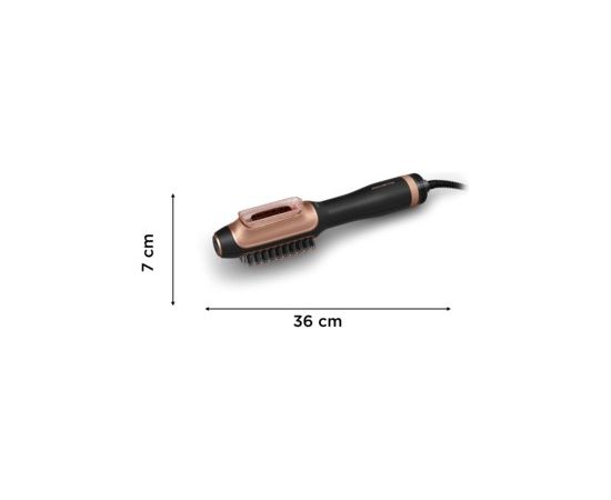 Rowenta CF9840F0 hair styling tool Hot air brush Warm Black, Copper Matu veidotāji
