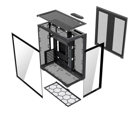 MODECOM Volcano SPACE XL FULL TOWER NF Black Datoru korpusi