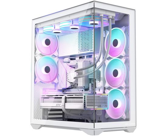 MODECOM Volcano SPACE XL FULL TOWER NF White Datoru korpusi