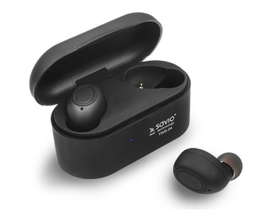 Savio TWS-04 Wireless Bluetooth Earphones Black,Graphite Наушники