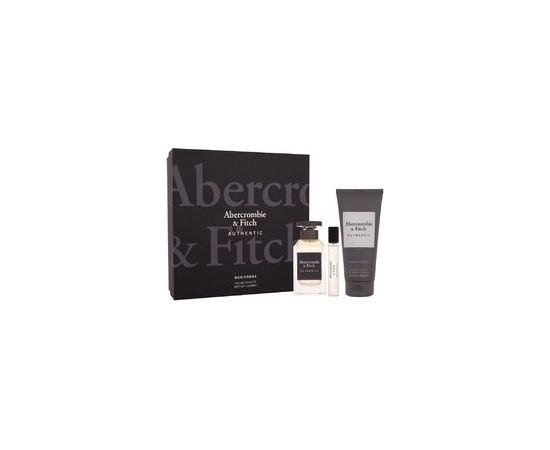 Abercrombie Authentic Dárková sada EDT 100 ml, sprchový gel 200 ml a miniaturka EDT 15 ml 100ml Dāvanu komplekti