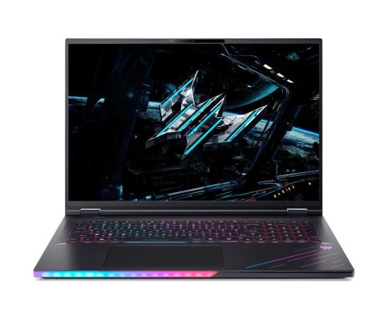 Notebook ACER Predator HELIOS 18 AI CPU Intel Core Ultra 9 275HX 18 " 2560 x 1600 pixels RAM 32 GB DDR5-SDRAM SSD 1000 GB Discrete graphics NVIDIA GeForce RTX 5080 16 GB On-board graphics Yes Keyboard language English OS installed Windows 11 Home Colour B Ноутбуки