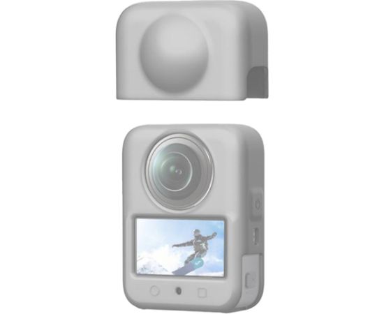 Silicone cover with lens PULUZ DJI Osmo 360 (gray) Sporta kameru aksesuāri