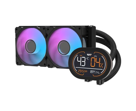 Darkflash DH240D v2 CPU water cooler (black) Procesoru dzesēšana