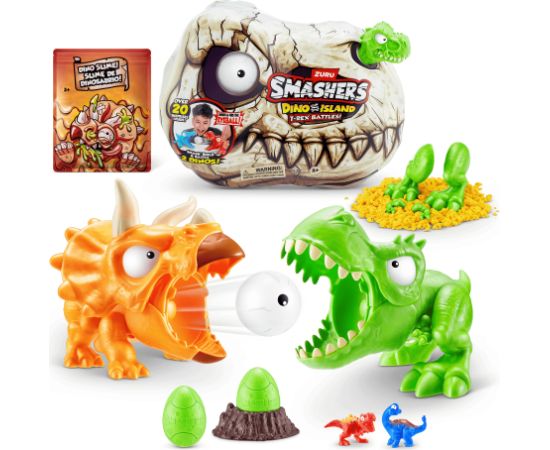 SMASHERS Dinozauru rotaļu pārsteigumu komplekts T-Rex Battle Jaunumi, Bērnu preces