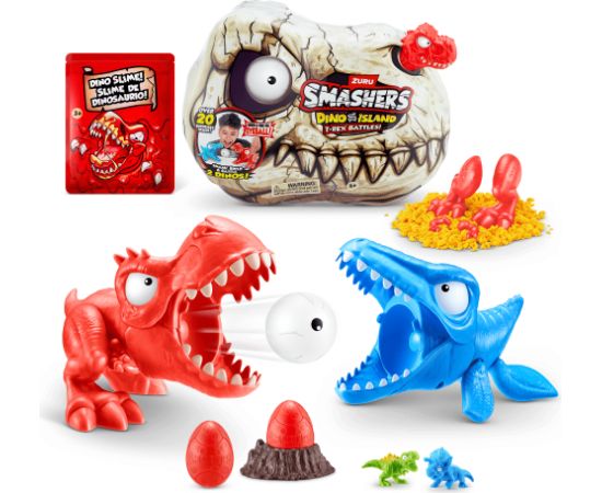 SMASHERS Dinozauru rotaļu pārsteigumu komplekts T-Rex Battle Jaunumi, Bērnu preces