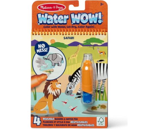 MELISSA & DOUG Water Wow! Ūdens krāsojamā grāmata – Džungļi Radošās rotaļlietas