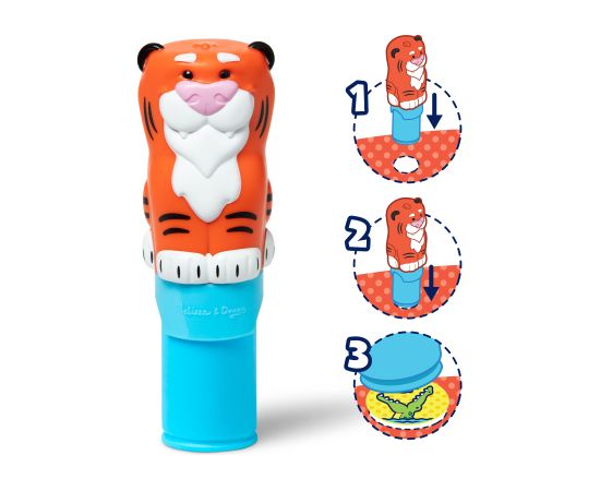 MELISSA & DOUG Игровой комплект с наклейками Sticker WOW! Тигр Творческие игрушки