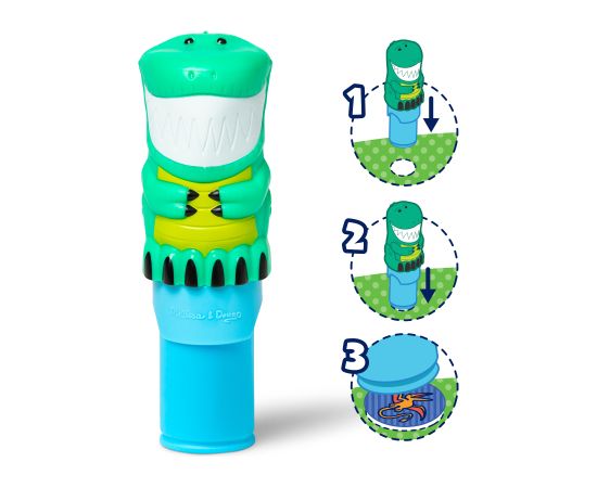 MELISSA & DOUG Uzlīmju grāmata MELISSA Sticker WOW! Aktivitāšu komplekts – Dinozauri Radošās rotaļlietas