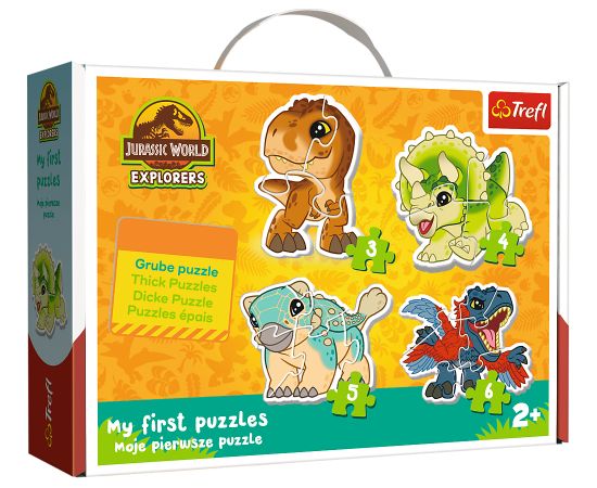 TREFL JURASSIC WORLD Пазл для малышей Мир юрского периода Пазлы